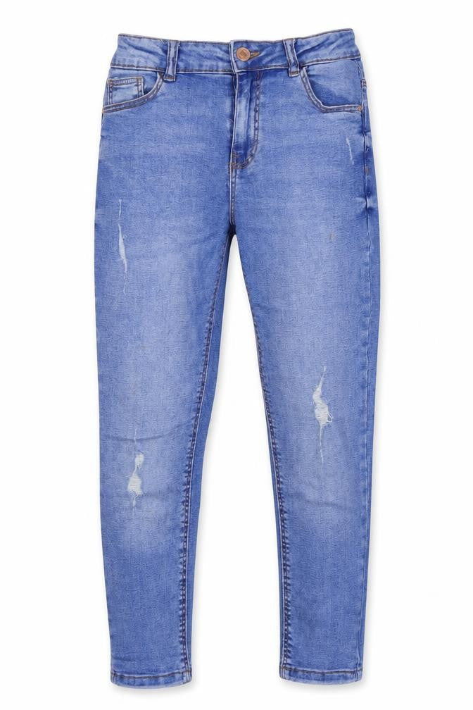 Denim Co Girls Blue  Cotton Skinny Jeans Size 10-11 Years  Regular