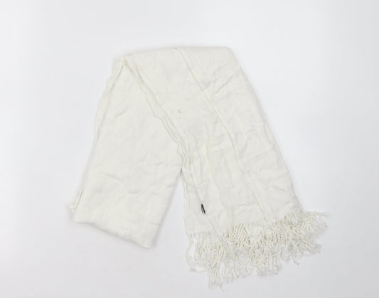 Preworn Womens White  Polyester  Shawl/Wrap