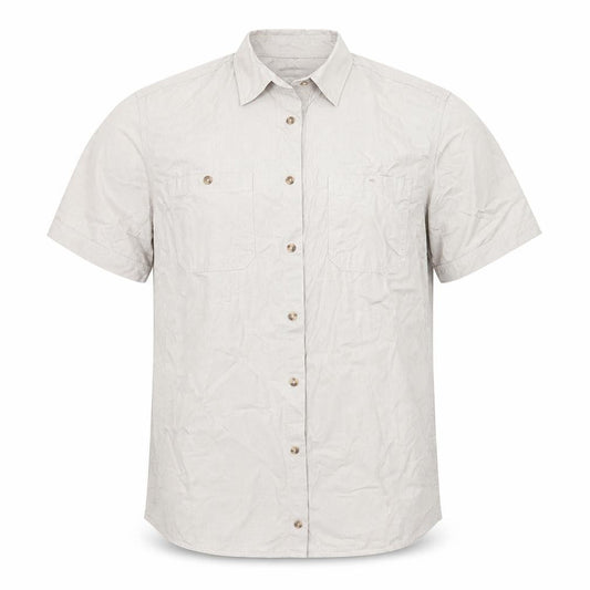 celio* Mens Grey  Cotton Blend  Button-Up Size L Collared Button