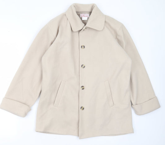 Claire Neuville Womens Beige   Jacket  Size 10  Button