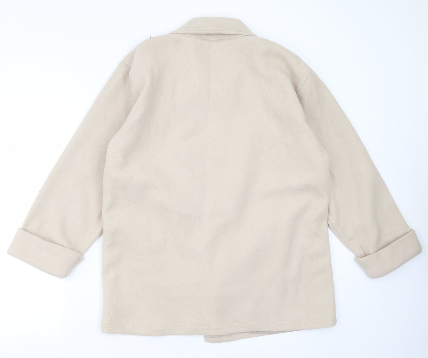Claire Neuville Womens Beige   Jacket  Size 10  Button