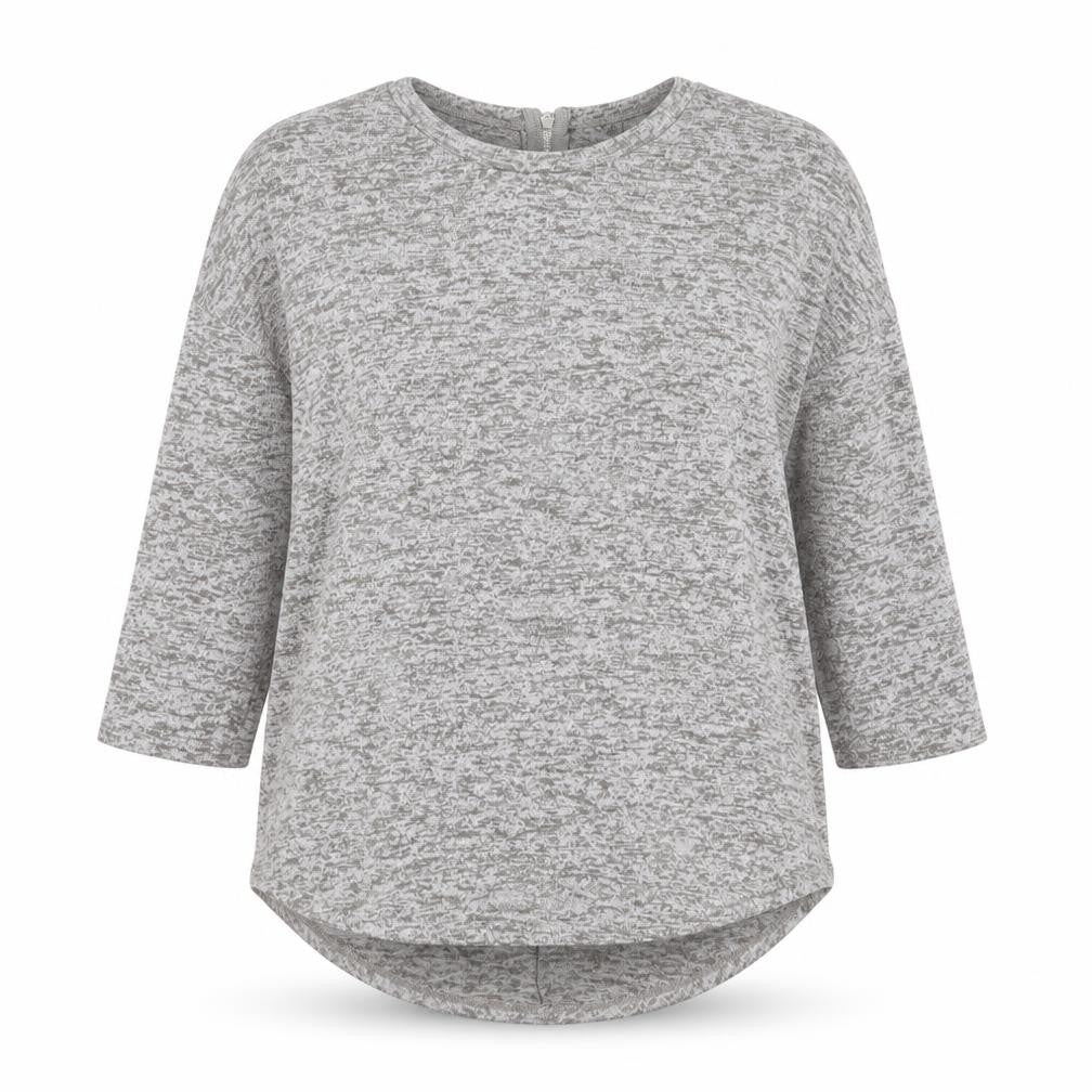 Primark Womens Grey Round Neck  Polyester Pullover Jumper Size M