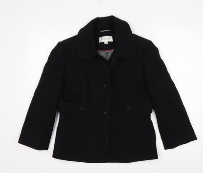 Next Womens Black  Polyester Jacket Blazer Size 12