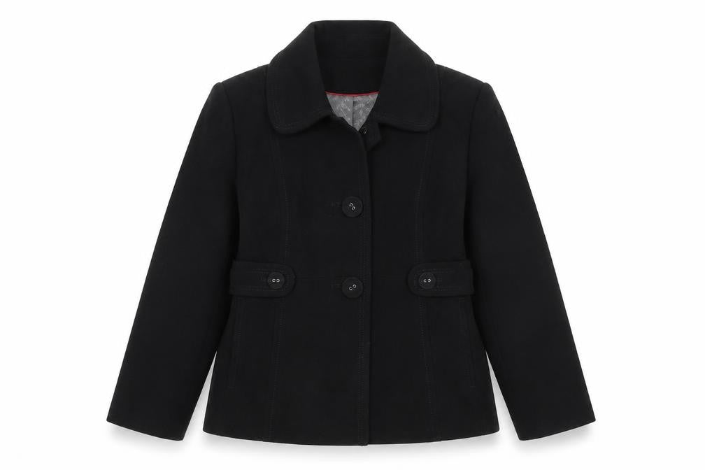 NEXT Womens Black  Polyester Jacket Blazer Size 12