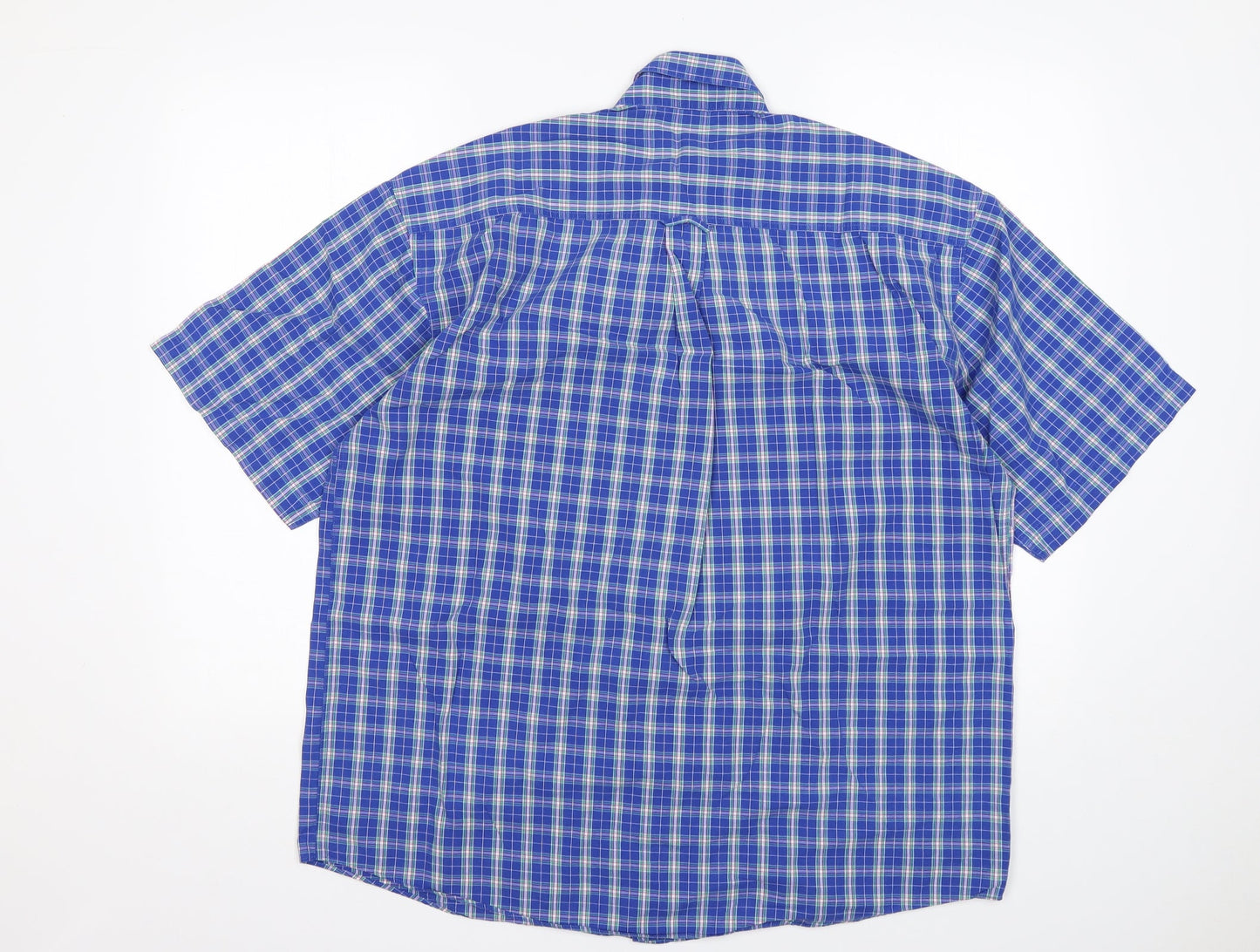Living Mens Multicoloured Check Cotton  Button-Up Size M Collared