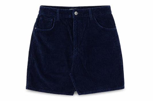 TRF Collection ZARA Womens Blue  Cotton A-Line Skirt Size L    - Cord