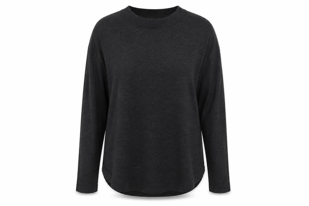 H&M Womens Grey Crew Neck  Polyester Pullover Jumper Size S