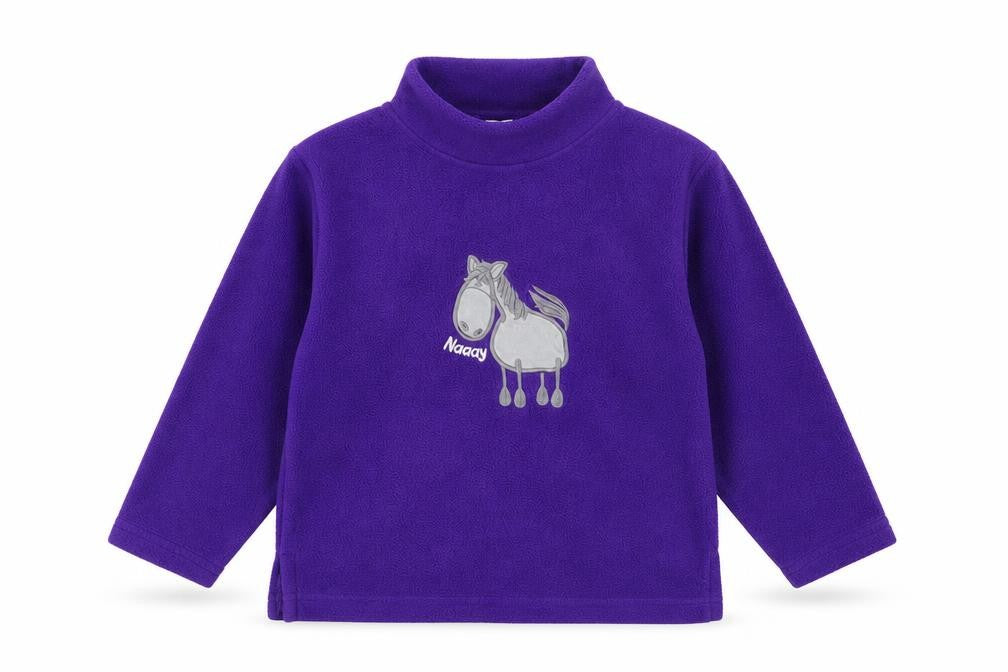Griffin Girls Purple  Polyester Pullover Sweatshirt Size 7-8 Years