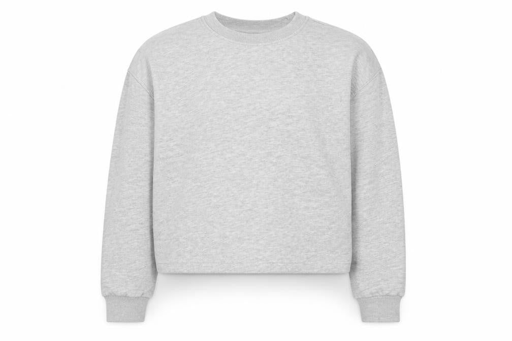 New Look Girls Grey  Cotton Pullover Sweatshirt Size 12-13 Years  Pullover