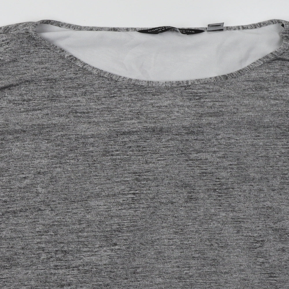 Dorothy Perkins Womens Grey  Polyester Pullover Sweatshirt Size 16  Pullover