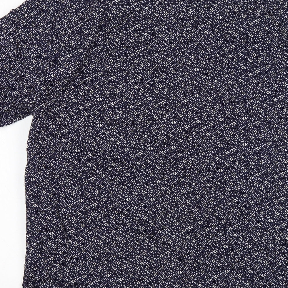 Topman Mens Multicoloured Floral Cotton  Button-Up Size M Collared