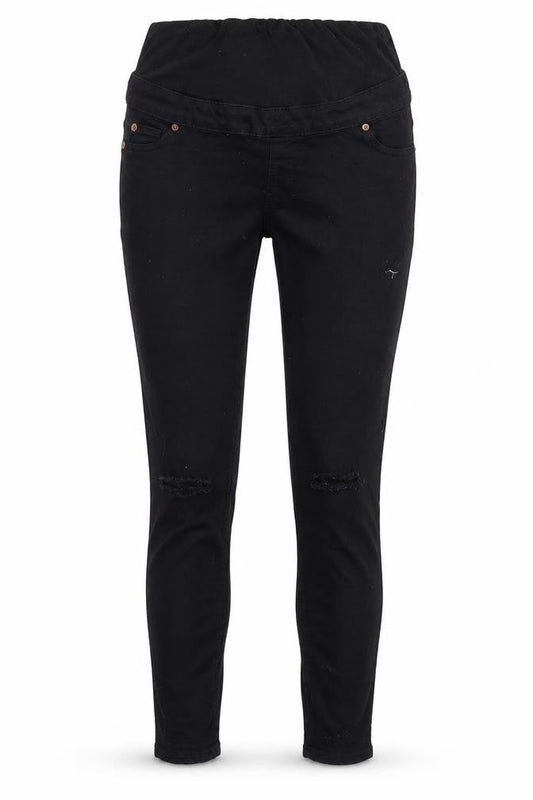New Look Womens Black  Cotton Jegging Jeans Size 8 L28 in Regular