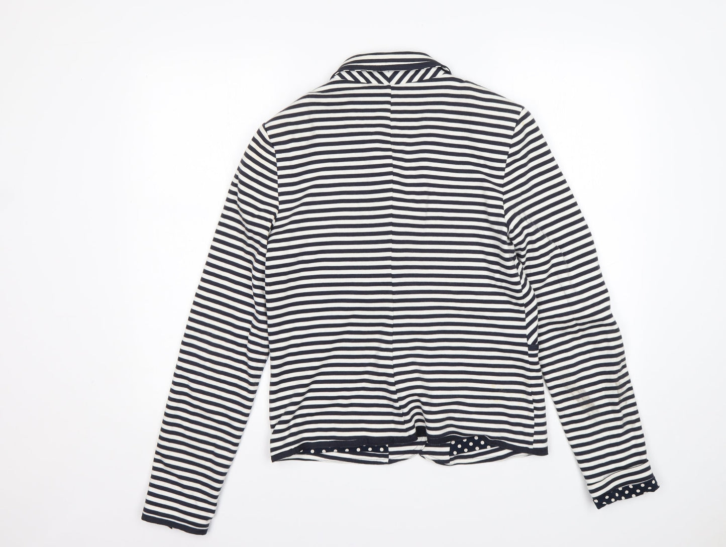 NEXT Womens Multicoloured Striped Cotton Jacket Blazer Size 12