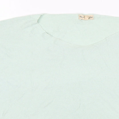 Preloved Phase Eight Womens Green Round Neck  Viscose Pullover Jumper Size S - Detail