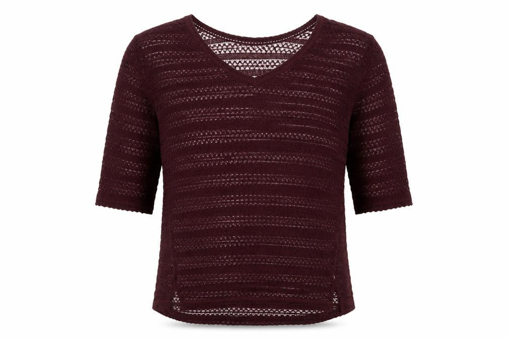NEXT Womens Purple V-Neck   Pullover Jumper Size 8