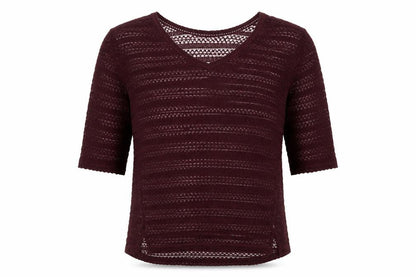 Next Womens Purple V-Neck   Pullover Jumper Size 8