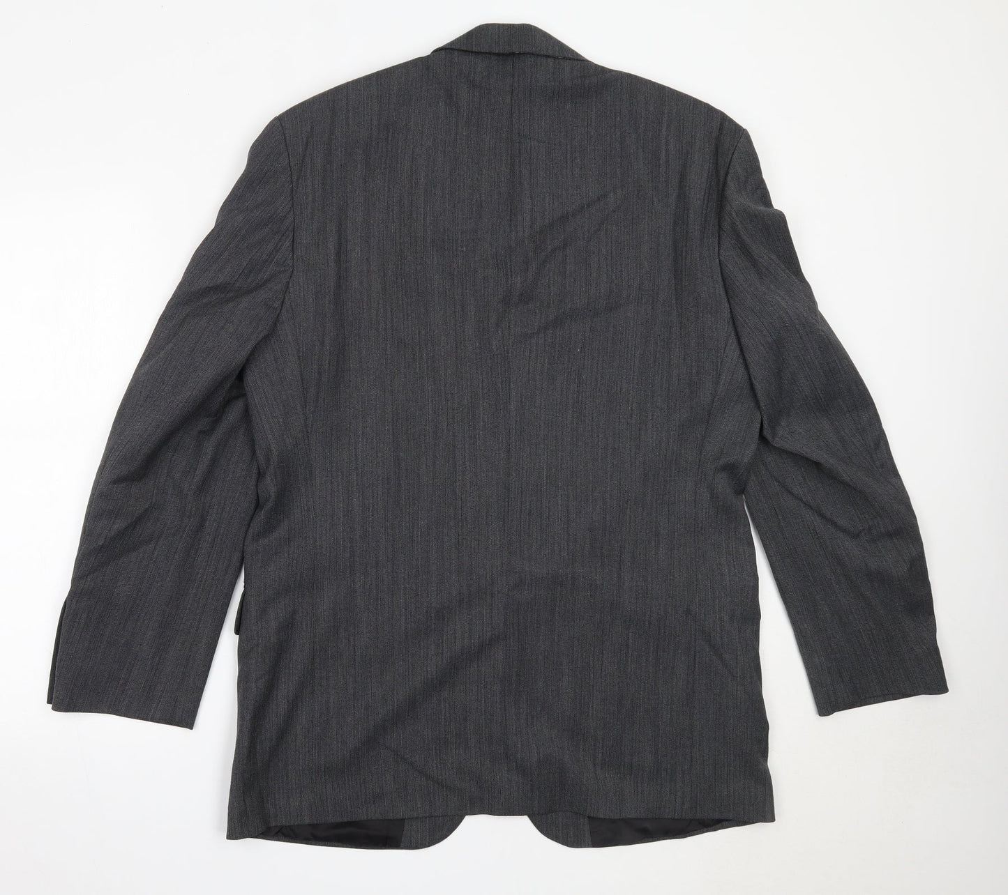 Marks and Spencer Mens Grey  Polyester Jacket Blazer Size 42