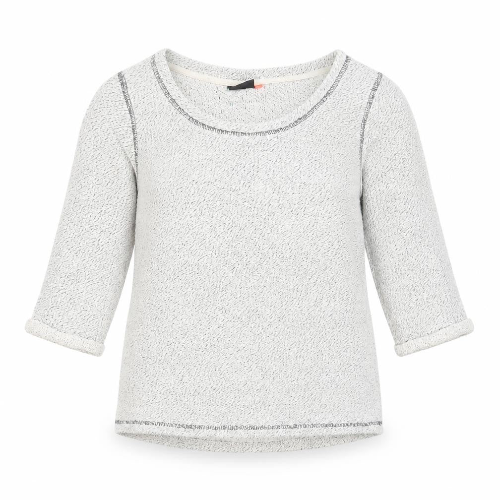 Only Womens Grey Round Neck  Cotton Pullover Jumper Size XS