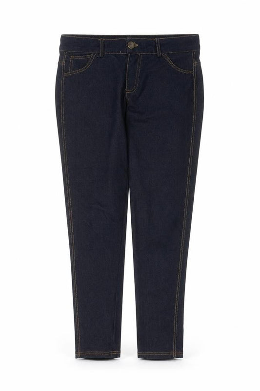 F&F Womens Blue  Cotton Jegging Jeans Size 12 L29 in Extra-Slim Zip
