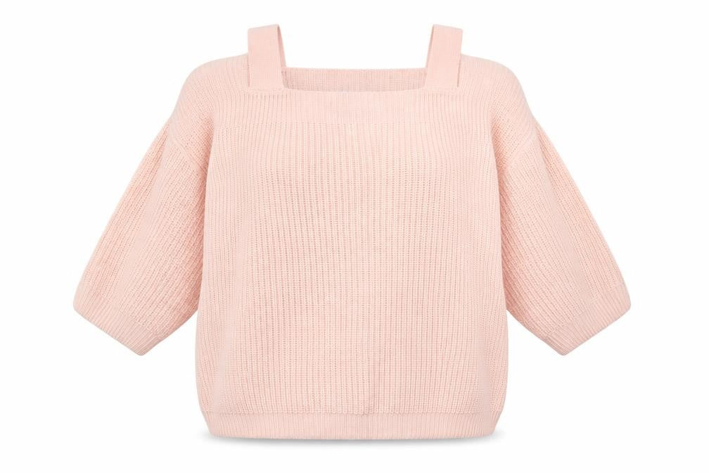 Marks & Spencer Womens Pink  Acrylic Pullover Sweatshirt Size L  Pullover