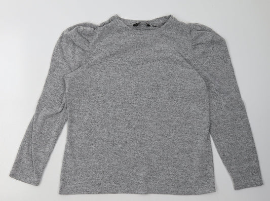 Dorothy Perkinsgrey Womens   Polyester Pullover Sweatshirt Size 18  Pullover