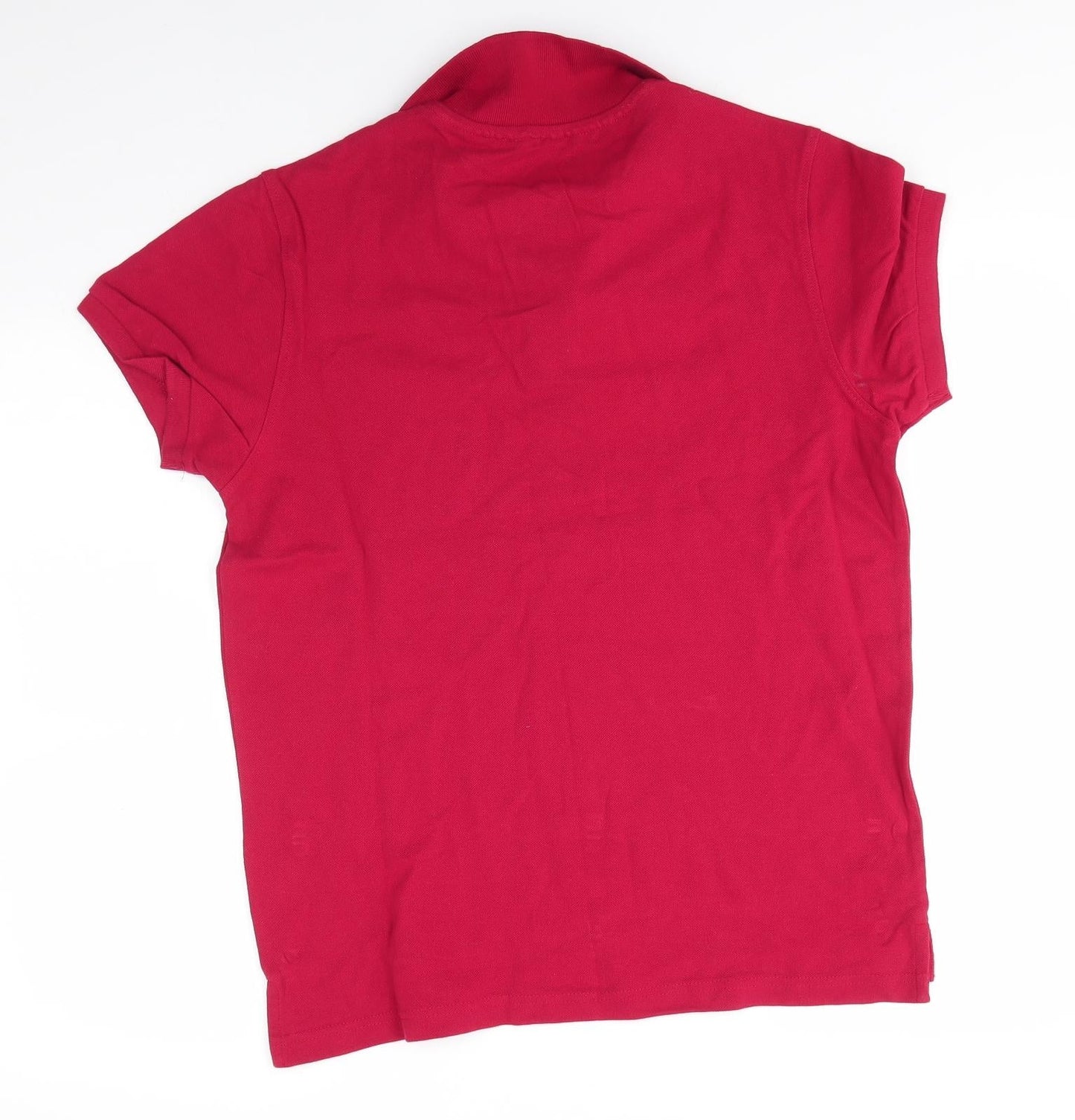 Industrialize Mens Red  100% Cotton  Polo Size M Collared