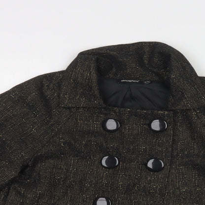 Primark Womens Black   Jacket Blazer Size 12  Button