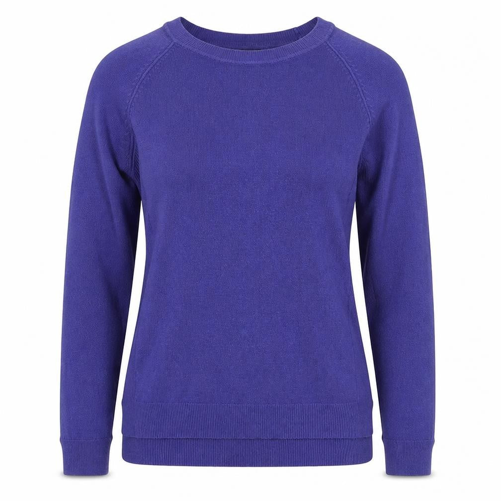 Primark Womens Purple Round Neck  Acrylic Pullover Jumper Size 10