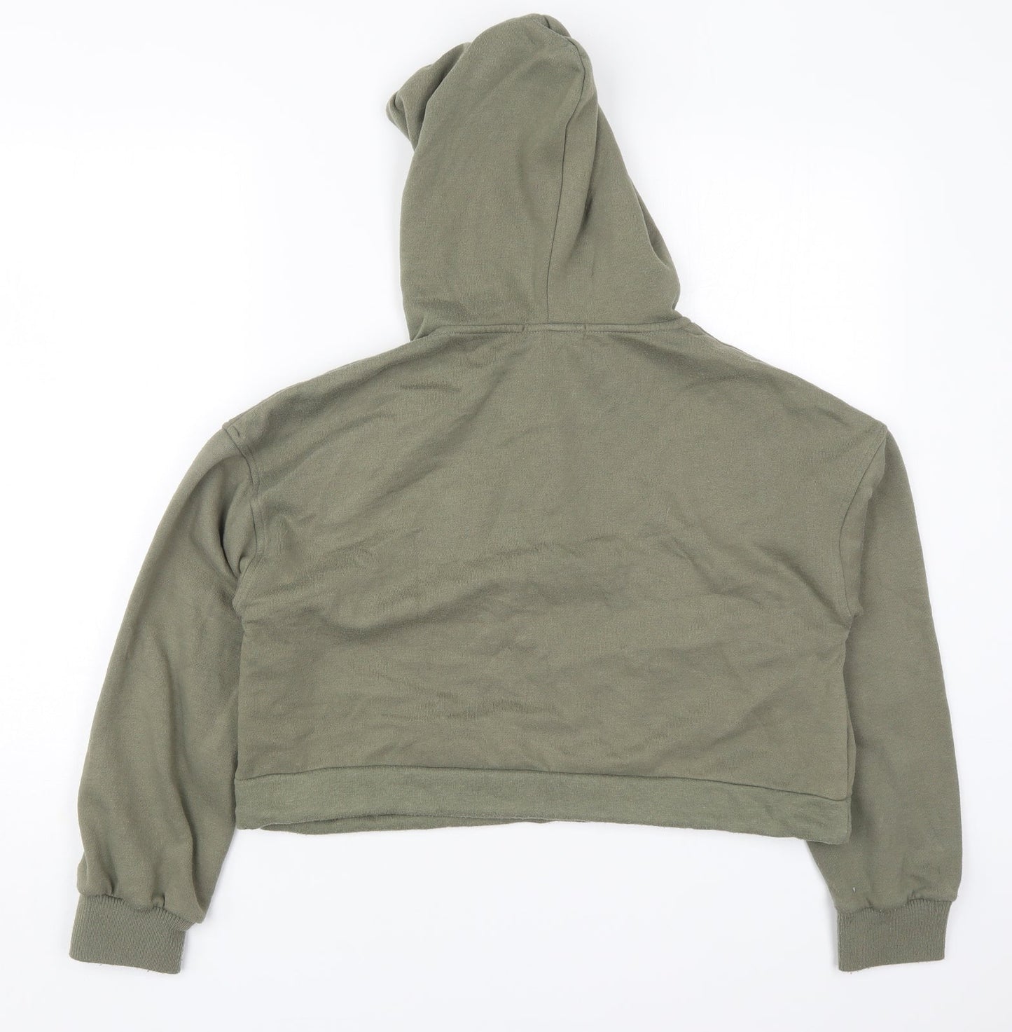 Primark Womens Green  Polyester Pullover Hoodie Size 6  Pullover