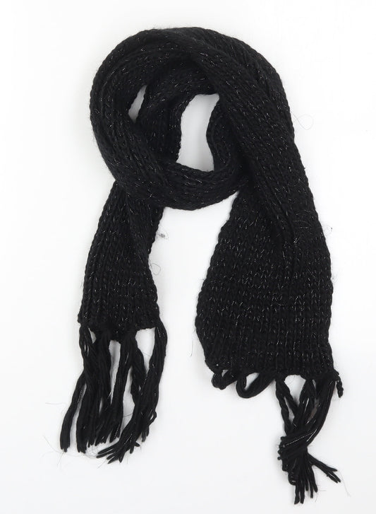 Preworn Womens Black  Acrylic  Scarf