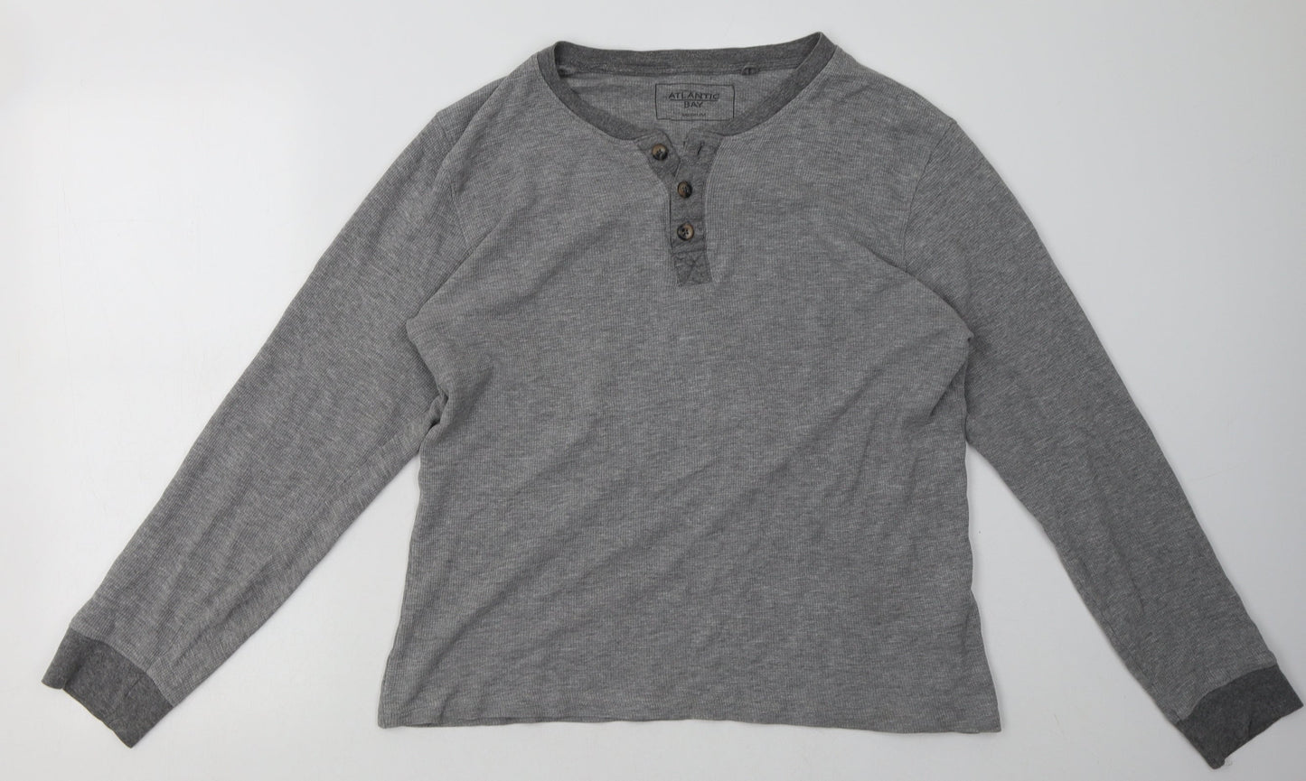 BHS Mens Grey  Cotton Pullover Sweatshirt Size M