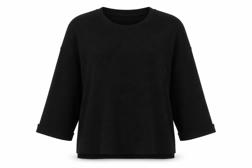 H&M Womens Black  Polyester Pullover Sweatshirt Size L  Pullover