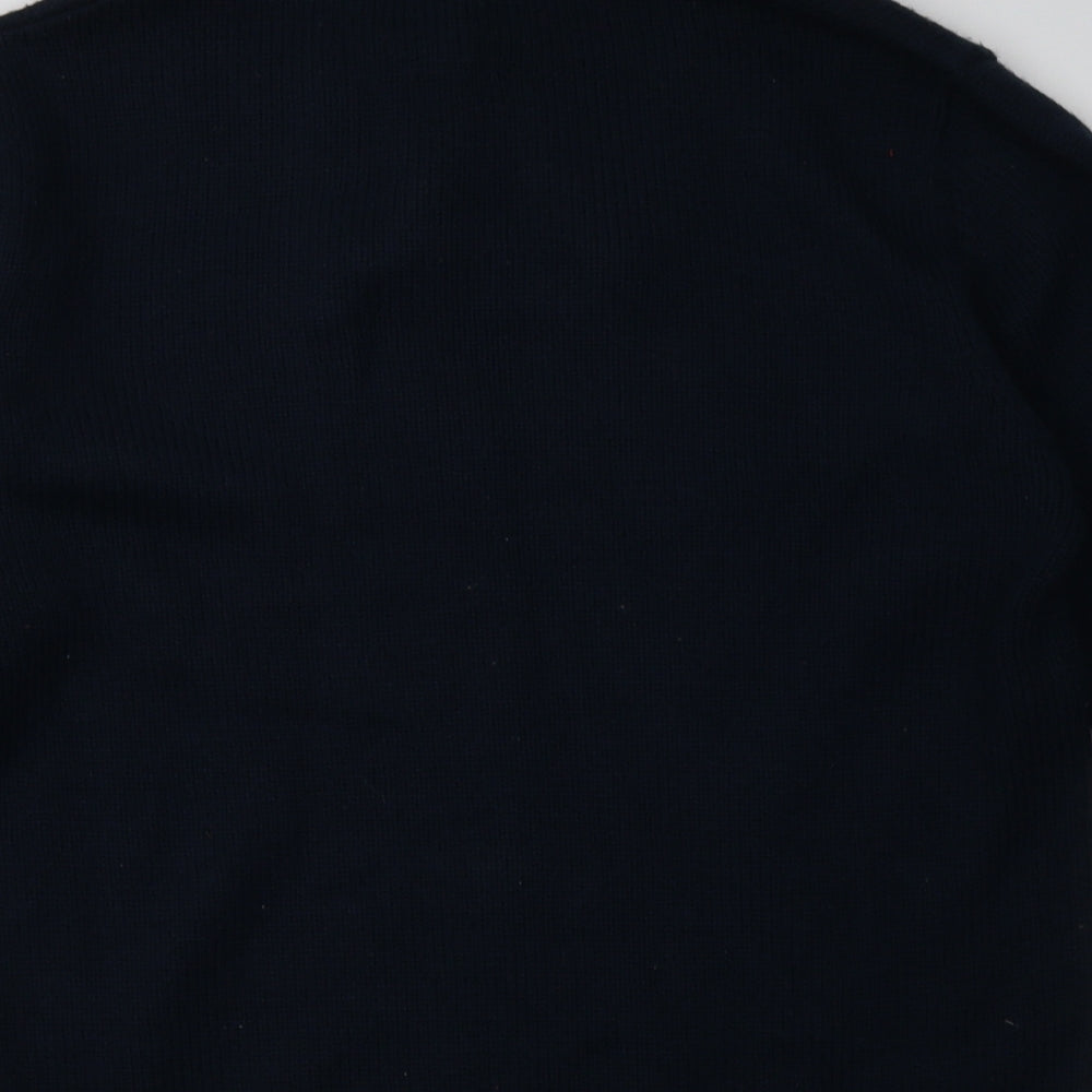 Ambrose Mens Blue  Acrylic Pullover Sweatshirt Size M