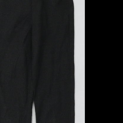 TU Boys Grey  Polyester Capri Trousers Size 10 Years  Regular Hook & Eye - School Wear