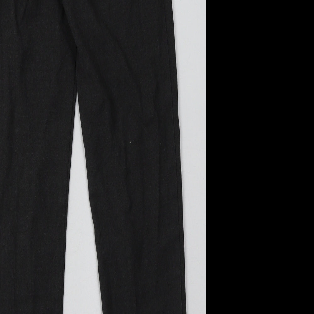 sainsburys Boys Grey  Polyester Capri Trousers Size 10 Years  Regular Hook & Eye - School Wear