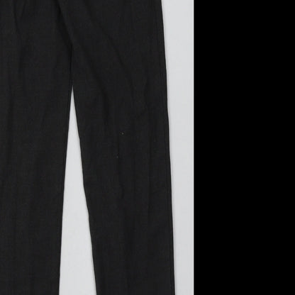TU Boys Grey  Polyester Capri Trousers Size 10 Years  Regular Hook & Eye - School Wear