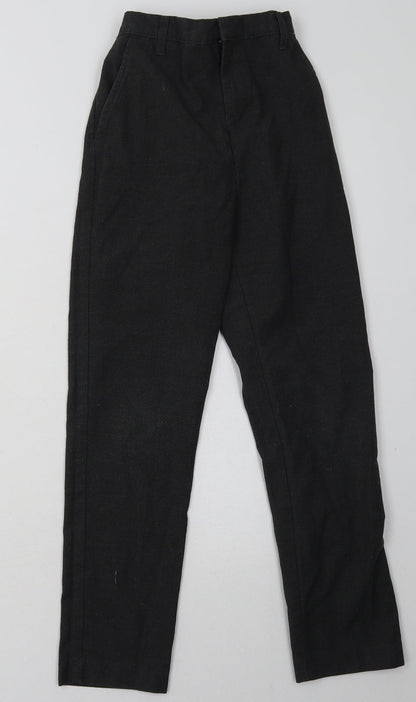 TU Boys Grey  Polyester Capri Trousers Size 10 Years  Regular Hook & Eye - School Wear