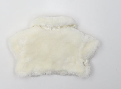 Cherokee Girls White   Basic Jacket Jacket Size 2-3 Years  Button