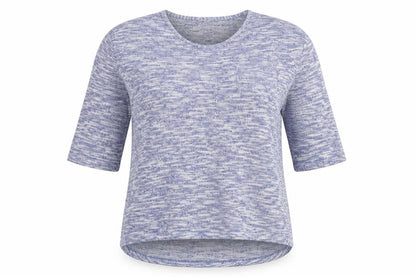 F&F Womens Blue Round Neck  Polyester Pullover Jumper Size 12