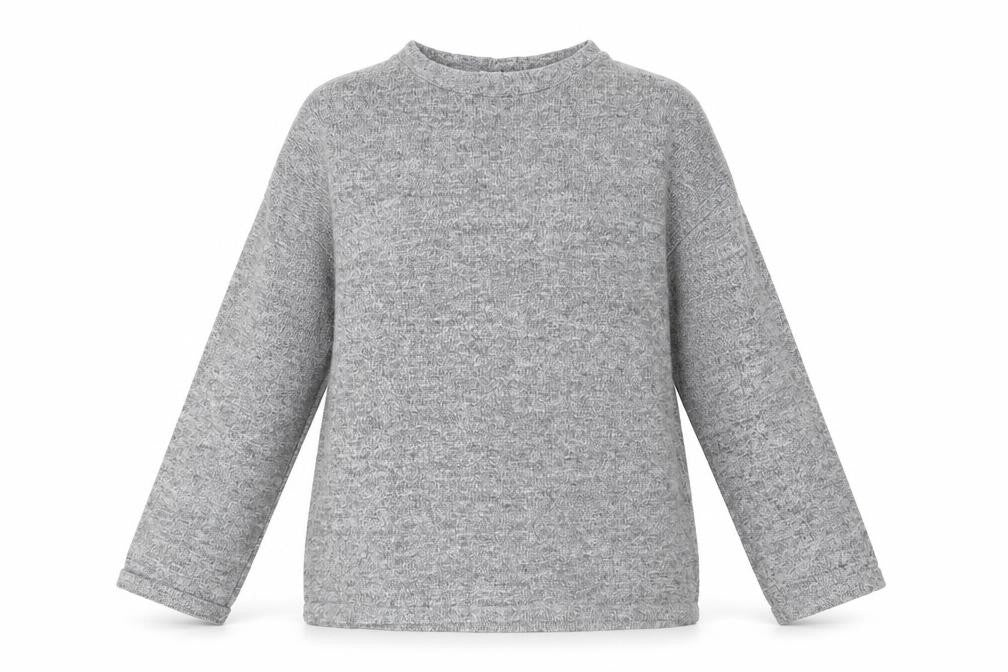 Zara Womens Grey Round Neck  Polyester Pullover Jumper Size M