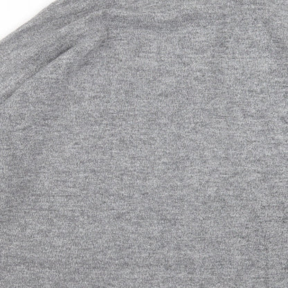 Zara Womens Grey Round Neck  Polyester Pullover Jumper Size M