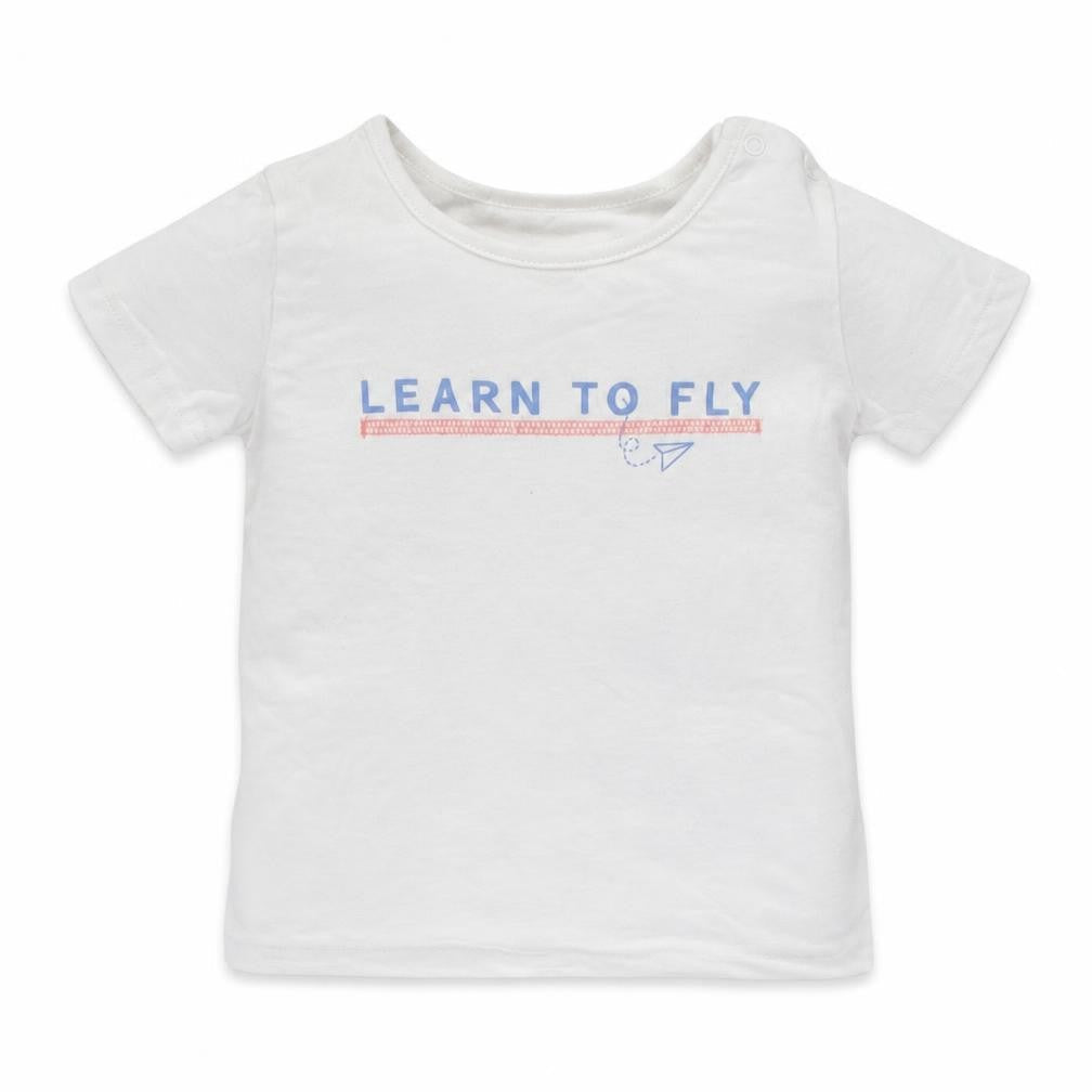 NEXT Baby White  Cotton Basic T-Shirt Size 12-18 Months Round Neck
