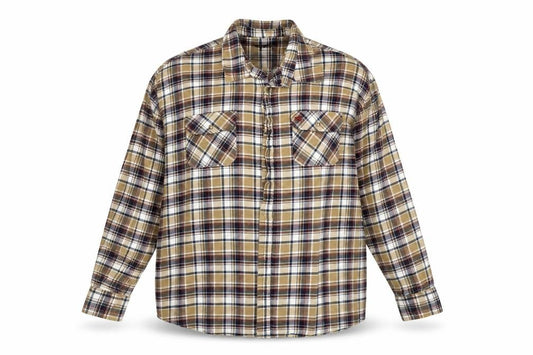 Pegasus Mens Multicoloured Plaid Cotton  Button-Up Size XL Collared