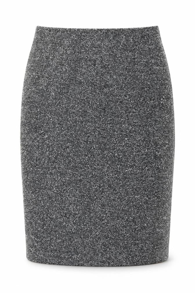 New Look Womens Grey  Polyester A-Line Skirt Size 32 in