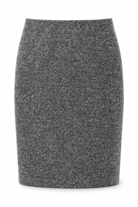 New Look Womens Grey  Polyester A-Line Skirt Size 32 in