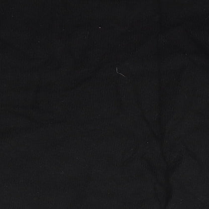 F&F Womens Black High Neck  Viscose Pullover Jumper Size 12
