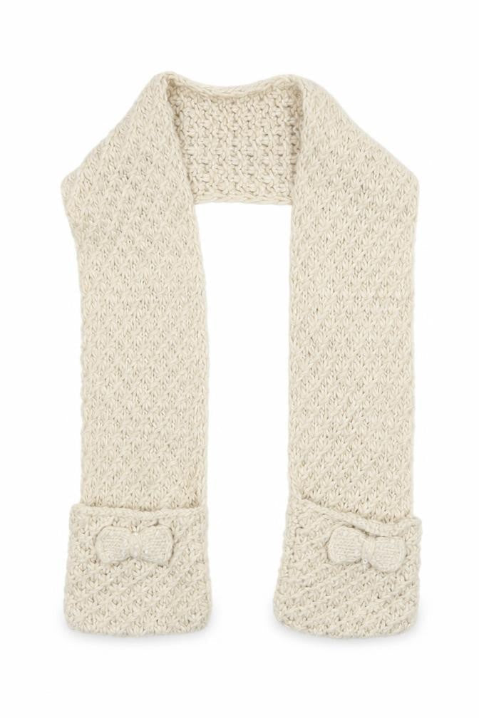 Mothercare  Ivory  Acrylic Scarf Scarves & Wraps One Size