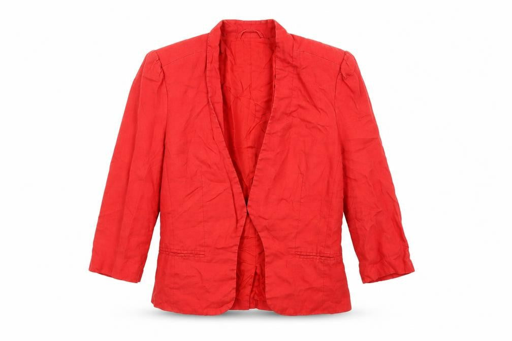 Great Pla Womens Red   Jacket Blazer Size L