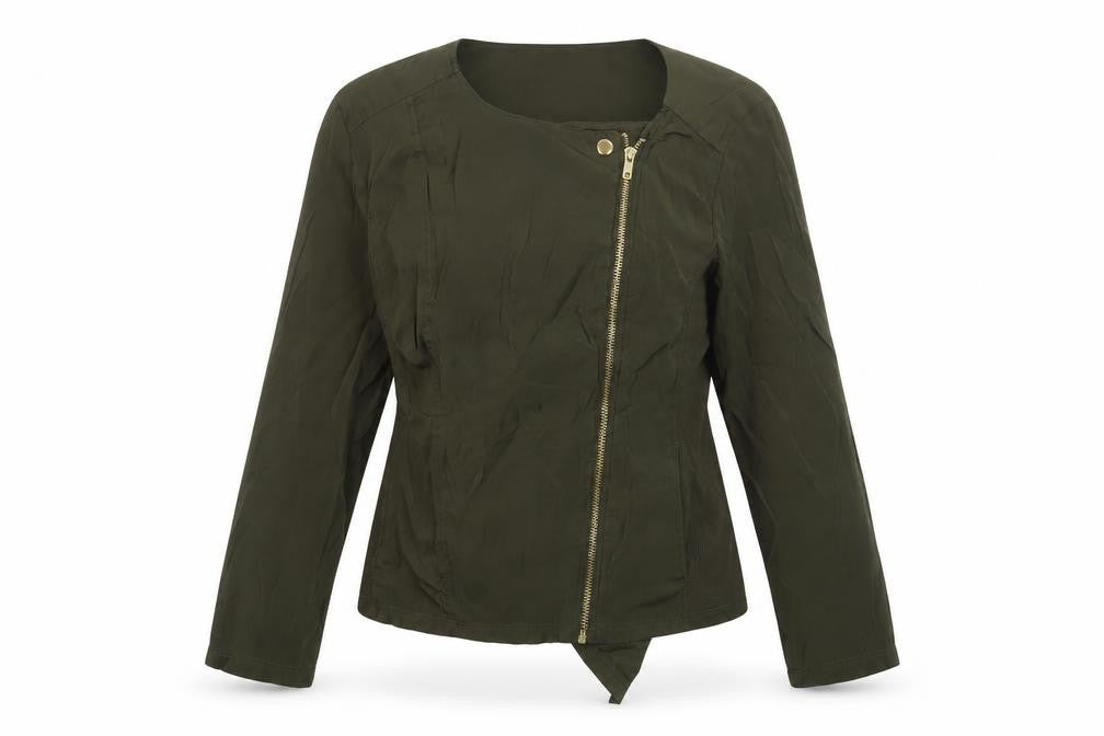 Dorothy Perkins Womens Green   Jacket  Size 8  Zip