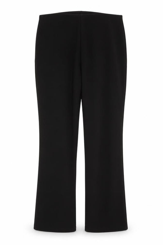 Preworn Womens Black  Polyester Trousers  Size 12 L26 in Regular